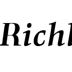 RichlerPEW06-BoldItalic
