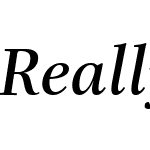 ReallyNo2LTW06-DemiItalic