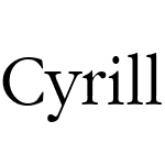 CyrillicGaramond