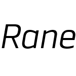 RanelteW05-ExtRegularItalic