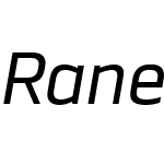 RanelteW03-ExtMediumItalic