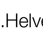 .Helvetica Neue ATV