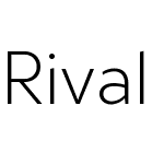 RivalSansW03-ExtraLight