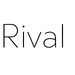 RivalSansW03-Thin