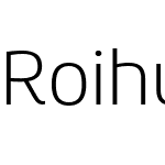 RoihuW05-ExtraLight