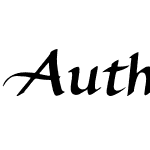 AuthorCalligraphyOpti