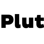 Pluto Sans Black