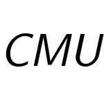 CMU Sans Serif