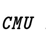 CMU Typewriter Text