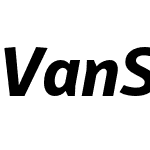 VanSans-BoldItalic