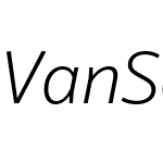 VanSans-LightItalic