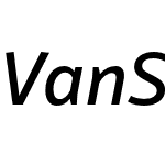 VanSans-MediumItalic