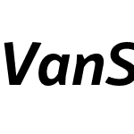 VanSans-SemiBoldItalic