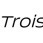 Trois Mille Light Italic