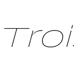 Trois Mille Thin Italic