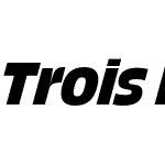 Trois Mille Bold Italic