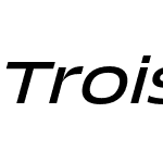 Trois Mille Regular Italic