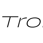 Trois Mille Extralight Italic