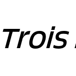 Trois Mille Regular Italic