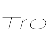 Trois Mille Thin Italic