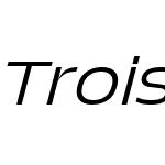 Trois Mille Light Italic