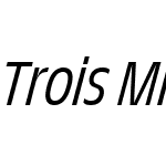 Trois Mille Light Italic