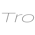 Trois Mille Thin Italic