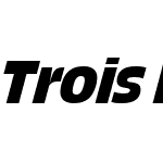 Trois Mille Bold Italic