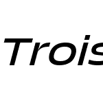 Trois Mille Regular Italic