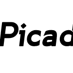 Picadilly_italic Black