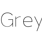 Grey Sans Thin