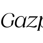 Gazpacho Italic Regular