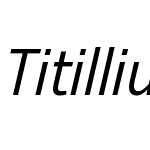 Titillium Web