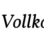 Vollkorn Italic