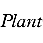 PlantinMTW03-Italic