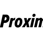 ProximaNovaExtraCondensedW05-XboldIt