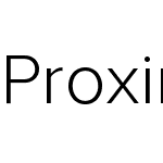 ProximaNovaW05-Light