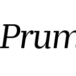 PrumoBannerW05-BookItalic