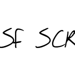 SF Scribbled Sans SC