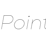 PointSoftW05-HairlineItalic