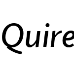 QuireSansW05-MediumItalic