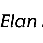 ElanITCW01-BookItalic