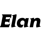 ElanITCW01-BlackItalic