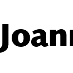 JoannaSansNovaW07-Black