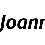 JoannaSansNovaW05-BoldIt