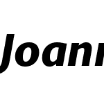 JoannaSansNovaW07-XBoldIt