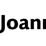 JoannaSansNovaW01-ExtraBold