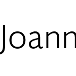JoannaSansNovaW10-Light