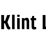 KlintLTW05-BoldCondensed