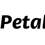 Petala Pro SemiBold Italic